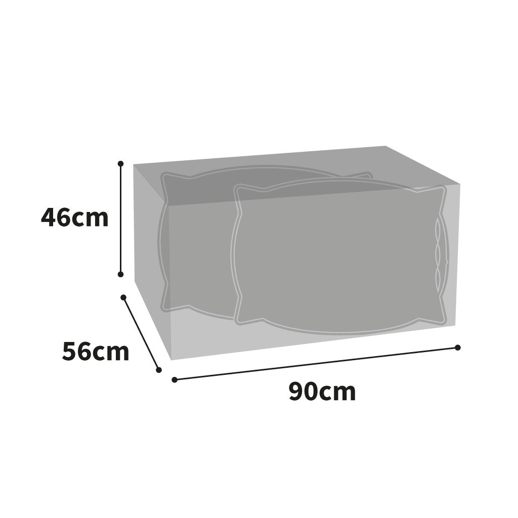 All-weather Cushion Storage Bag, Charcoal - Product Dimensions