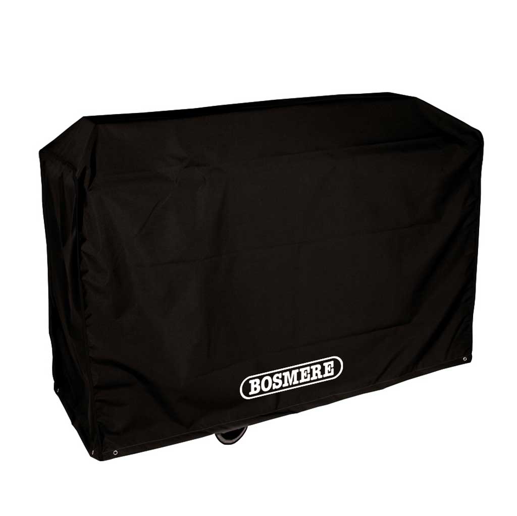 Protector 6000 Wagon Barbecue Cover - Storm Black in use