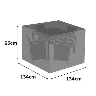 Protector 6000 4 Seater Cube Set Cover Extra Large - Storm Black