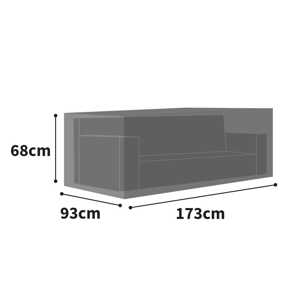 Protector 6000  2-3 Seater Sofa Cover Large - Storm Black