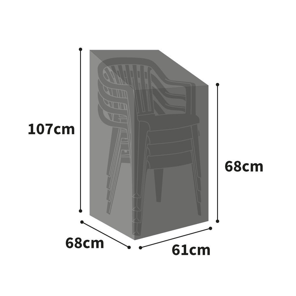 Protector 5000 Stacking/Reclining Chair Cover -  Storm Black