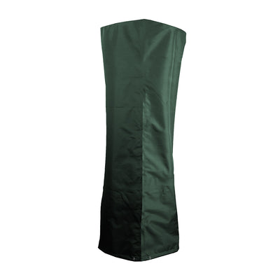 Protector Plus -Tall Square Heater Cover - Green/Black in use
