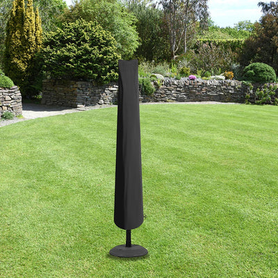 Protector 6000 Extra Large Parasol Cover + Zip - Storm Black