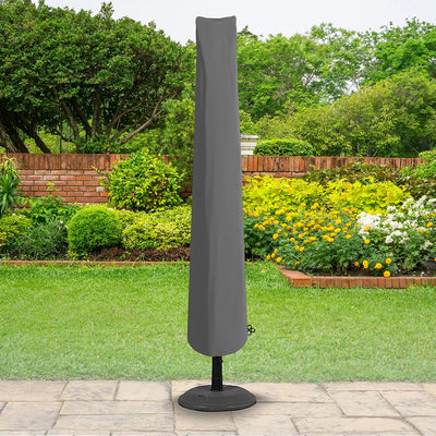 Protector 6000 Extra Large Parasol Cover + Zip - Thunder Grey